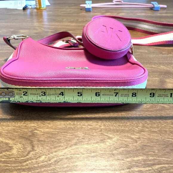 Ann Klein Pink Bag with Coin Purse - Picture 7 of 12
